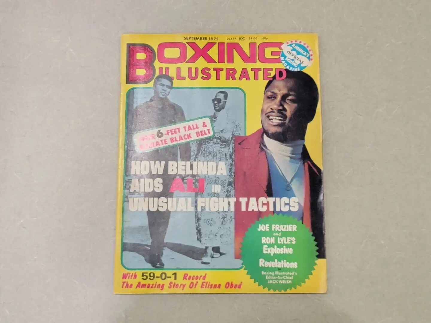 USED BOXING SEPTEMBER 1975