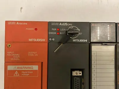Used MITSUBISHI A1S61PN/A2USCPU/A1SY50/A1SJ61BT11/A1SX41 /A1SY41/A1SY10/A1SD75M1 Industrial Controls | Surplus Asset Holdings #1220718
