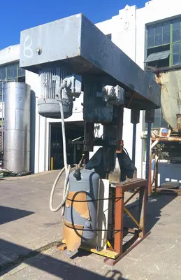 SPC8678  Mixer and Blender 60/30 hp disperser, air over oil lift, variable speed drive