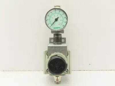 Asco Numatics 8652AK0040102G0 Pneumatic Valve Air Regulator with Gauge 1/2" npt
