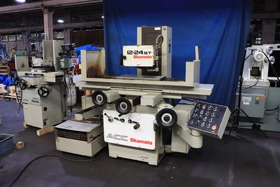 Used 1995 Okamoto ACC-1224ST, 1995, 3X AUTO FEEDS, AUTO IDF Reciprocating Surface Grinders New Jersey US | Machinery Values #1266706