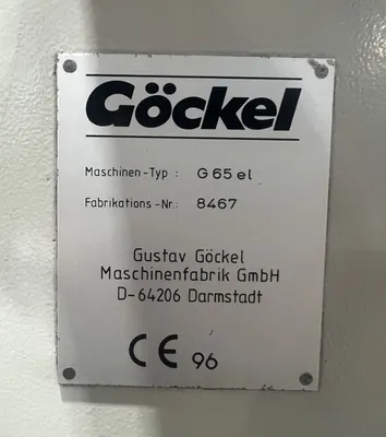 Göckel G 65 EL KNIFE GRINDER | T.R. Wigglesworth Machinery Co. (12)