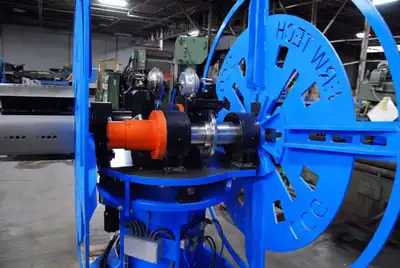 New 11,000 Lb. x 12″ ERWTech/UCG Double Uncoiler