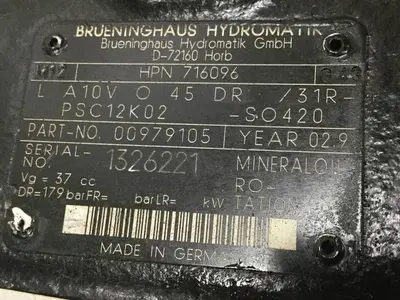 USED BRUENINGHAUS HYDROMATIK HPN716096