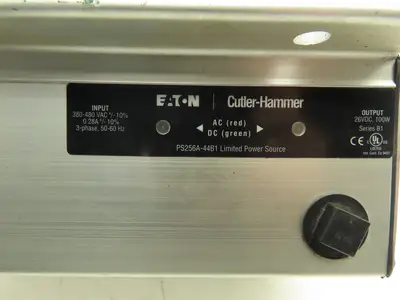 Eaton Cutler Hammer PS256A-44B1 Conveyor Power Supply 480V 3PH In 26VDC 100W Out