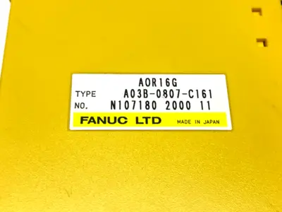 Used FANUC A03B-0807-C161 PLC Input & Output Michigan US | Maverick Industrial Sales #1489891