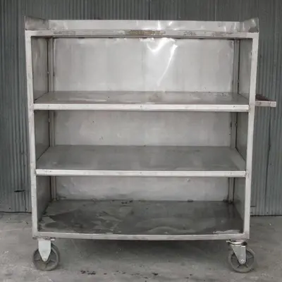 SPC7211  Miscellaneous Equipment utility cart / shelf truck 30" wide x 60" long x 71" tall, stainless steel