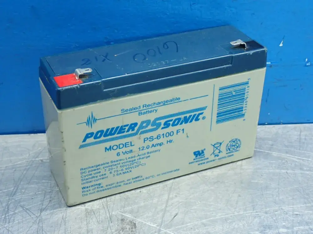 Used POWER SONIC PS6100F1 Batteries Ohio US | HGR 24 #1006796