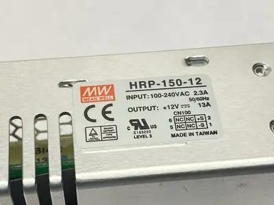 HRP-150-12 | Mean Well  Power Supply 13A 12V -  Used