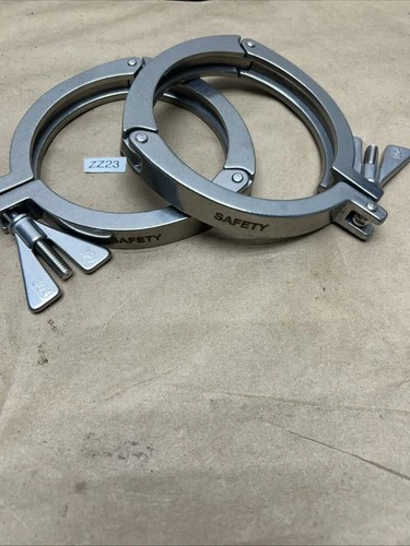 (2) Tri Clamps 5” NNB Fast Shipping + Warranty