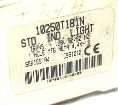 3 NEW CUTLER HAMMER 10250T181N STANDARD IND. LIGHT 120V, 50/60HZ