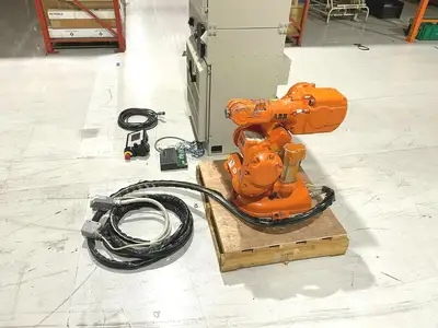 Used ABB Manipulator, Controller, Teach Pendant, Cables Robots Michigan US | Maverick Industrial Sales #1397502