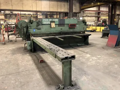 12' X 3/8" LODGE & SHIPLEY MODEL 0612 MECHANICAL POWER SQUARING SHEAR: STOCK 11410