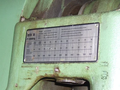 USED 1973 BRUDERER BSTA 30