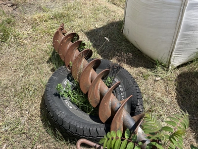 12" Backhoe Auger