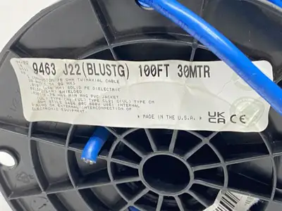 USED COMMSCOPE UNIPRISE CAT 6 PLENUM CABLE 550FT SPOOL