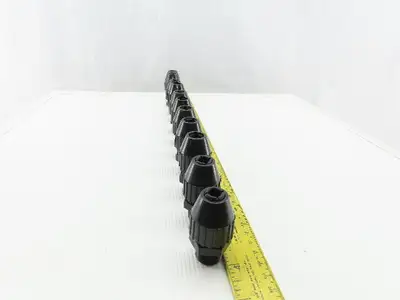 T&B 1/2" Nylon Cable Strain Relief Cable Grip Box Connector Lot Of 11