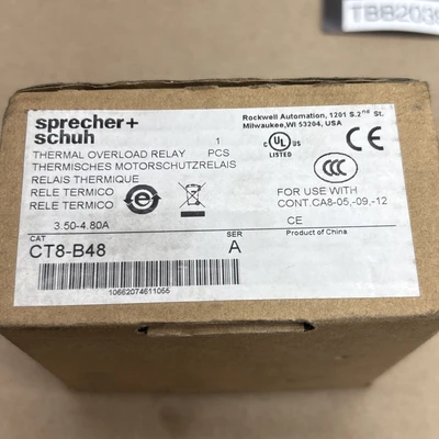 NEW Aprecher+schuh Sprecher + Schuh CT8-B48