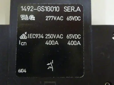 USED ALLEN BRADLEY 1492-GS1G010 SER A