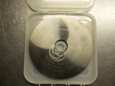 Controx 5" x 1/8" Carbide Slot Saw 1" Arbor 70 Teeth 252569 (LOC3431)