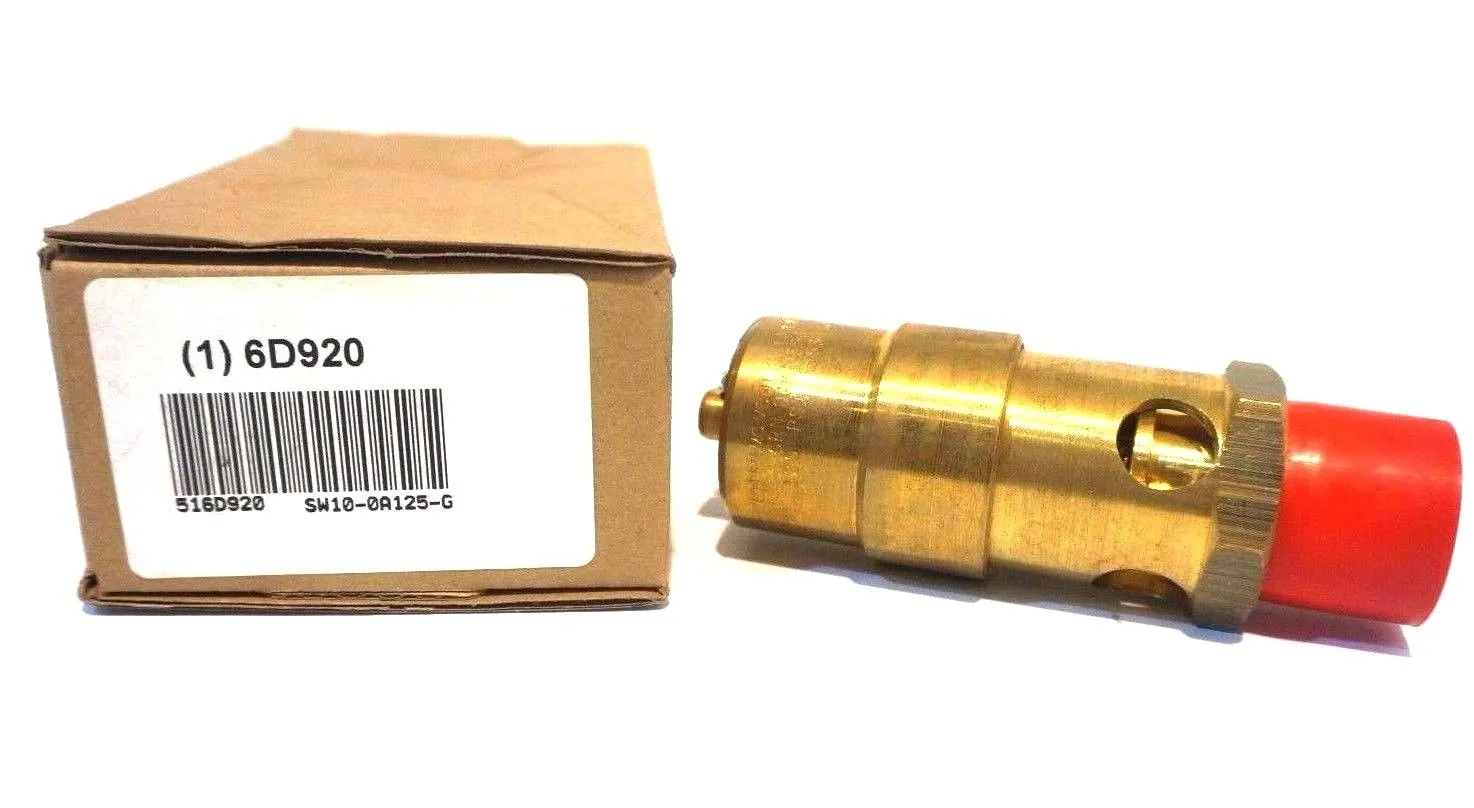 NEW CONTROL DEVICES SW10-0A125-G SAFETY VALVE SW100A125G