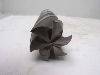 Quinco 2-1/2" 6 Flute Spiral End Mill 2-1/2" Combo Shank 6-1/2" Cut