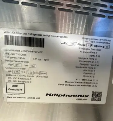Hillphoenix CF4SC Refrigerated Display Case Refurbished (Copy)