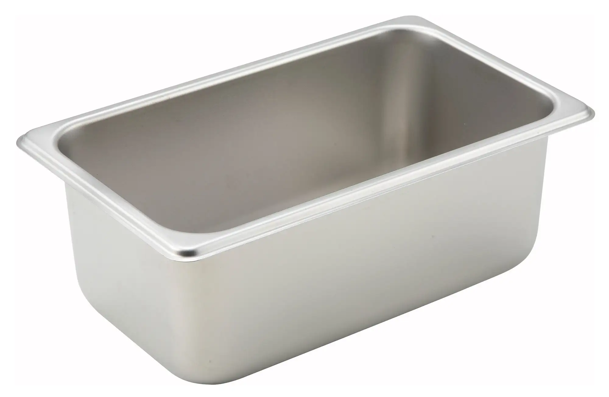 Straight-sided Steam Pan, 1/4 Size, 4", 25 Ga S/S (12 Each)