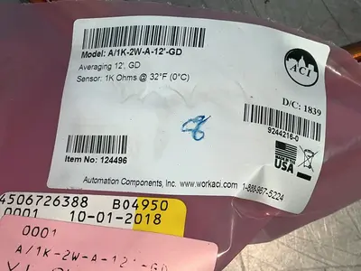 Used AUTOMATION COMPONENTS INC. A/1K2WA12GD Sensors Ohio US | HGR 24 #1515785