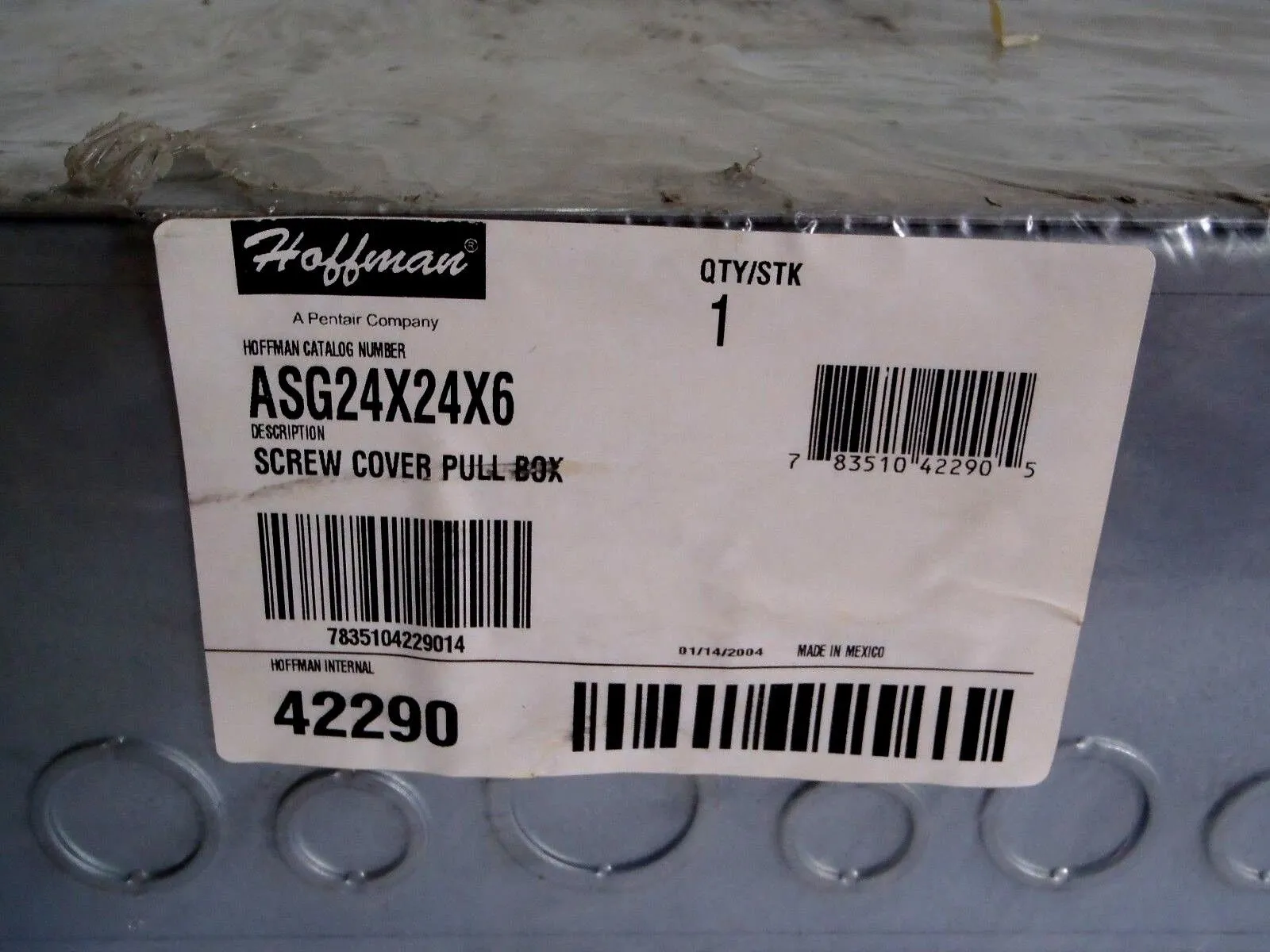 NEW HOFFMAN SCREW COVER PULL BOX ENCLOSURE 42290