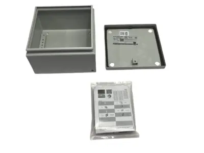 New | in-Stock Rittal Terminal Box KX, Carbon Steel, 200mm W 200mm H 120mm Depth Electrical Boxes Michigan US | Maverick Industrial Sales #1436983