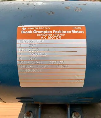 Combustion Air Blower for Use in Forge Glass Melting Furnaces (101579)