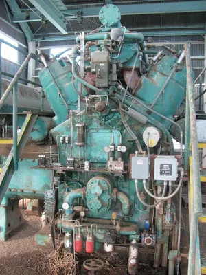 Used Cooper Bessemer GMVA8 Qty 2 002 Lubricated Reciprocating Air Compressors Oklahoma US | Borderless Services #1378244