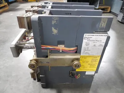 Westinghouse SPB65 Pow-R-Breaker 1600A Frame 1200A Trip Pow-R Trip 7 Used