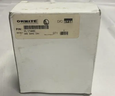 New | in-Stock OHMITE RLS500E Miscellaneous Equipment (Electrical & Power) | Surplus Asset Holdings #1188521
