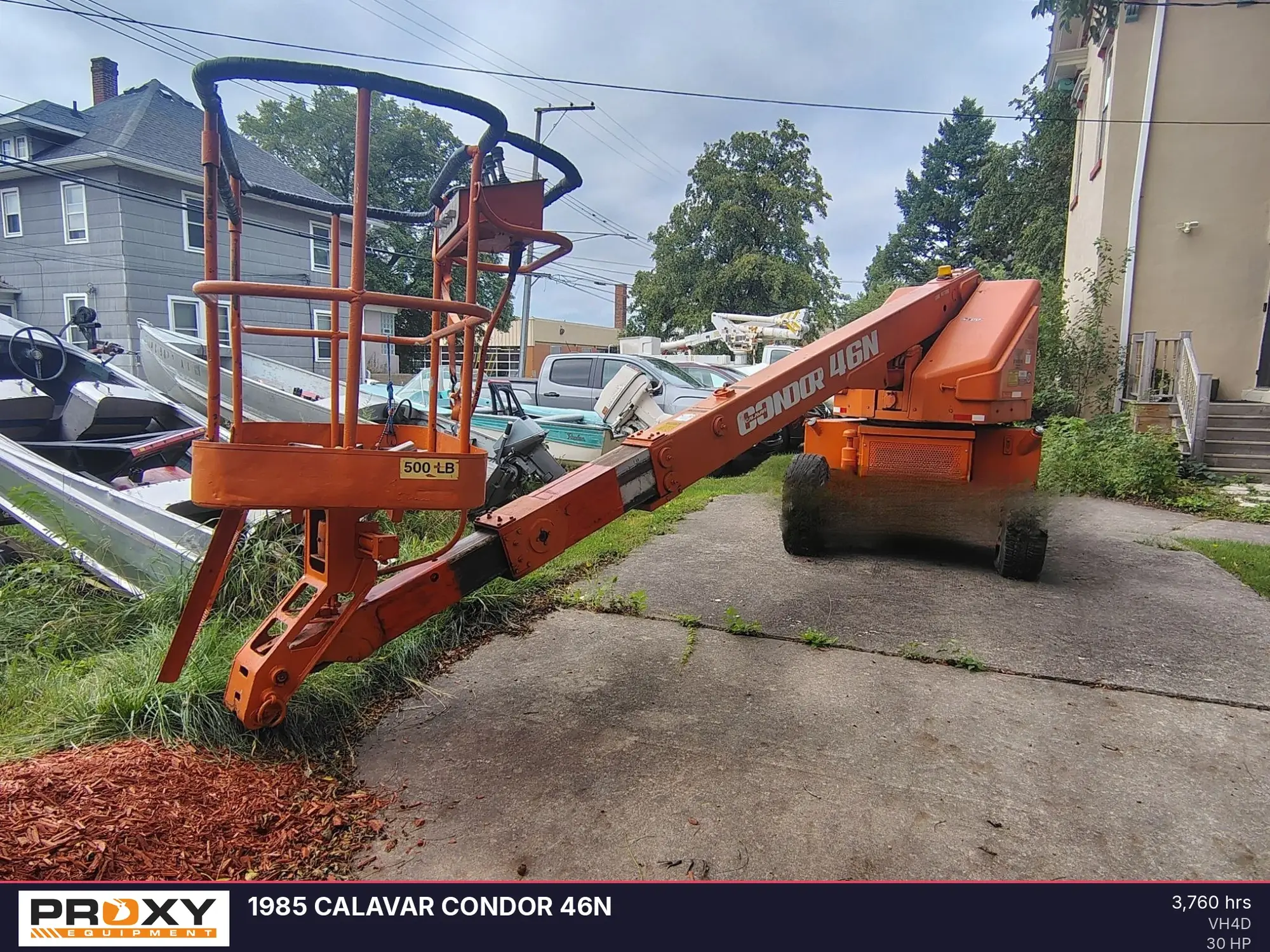 Used 1985 CALAVAR CONDOR 46N Telescopic Boom Lifts Michigan US | Proxy Equipment #1426064