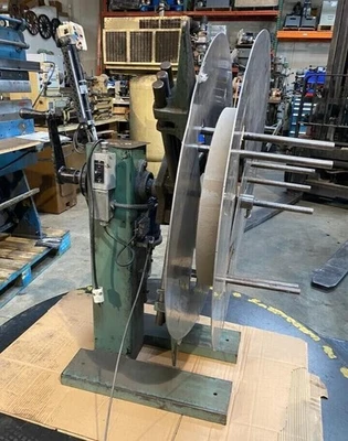 36” Durant Pre Feeder Coiler Uncoiler Single Phase Machine