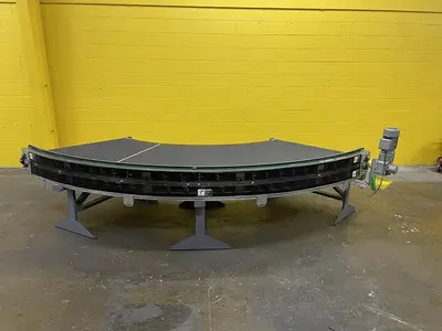 Used 2016 TRANSNORM BELTED CURVE CONVEYOR Belt Conveyors Wisconsin US | Packer City Sales #1297933
