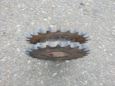 Roller Chain Sprocket No. HDS100Q21, Double Single