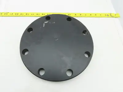 8 Bolt Low-Pressure Steel Unthreaded Pipe Flange Cap Pipe Size 6"