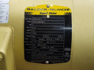 USED BALDOR VEM3546-5