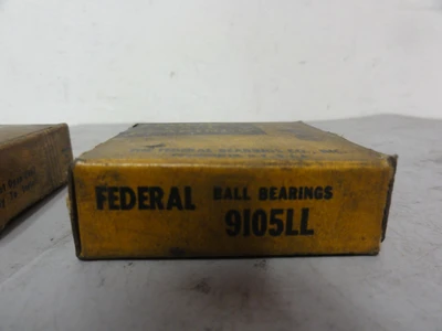 NEW FEDERAL BALL BEARINGS 9105LL
