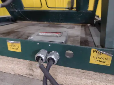 3500 LB X 60" X 48" SOUTHWORTH MODEL #LS4-36 HYDRAULIC SCISSOR LIFT TABLE, 110V SINGLE PHASE: STOCK #20929