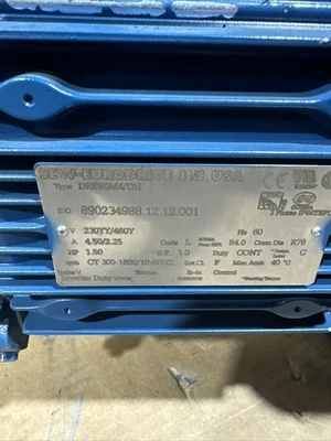 NEW SEW-EURODRIVE SA77/TDRE90M4/DH