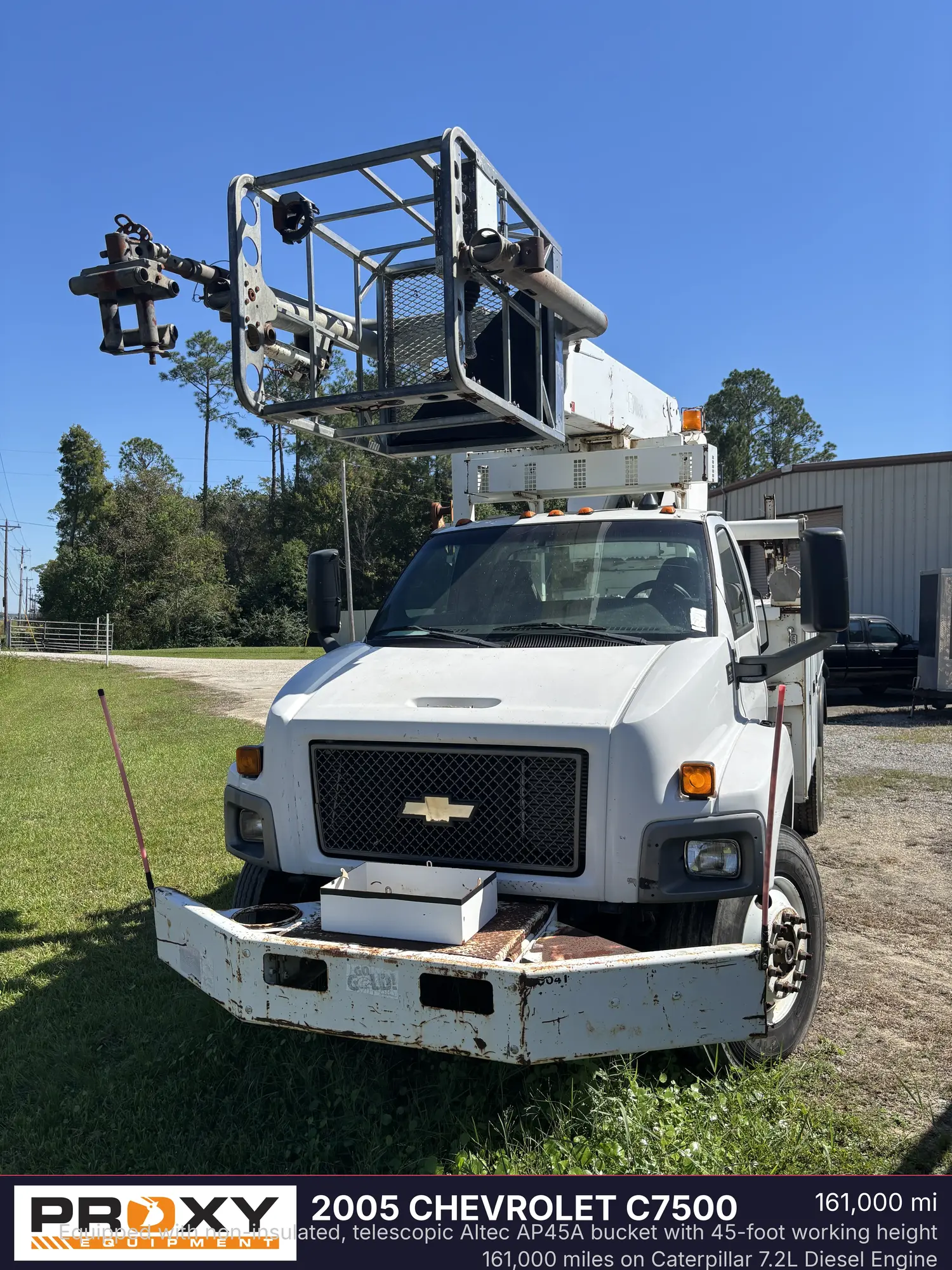 Used 2005 CHEVROLET C7500 Bucket (boom) trucks Mississippi US | Proxy Equipment #1378786
