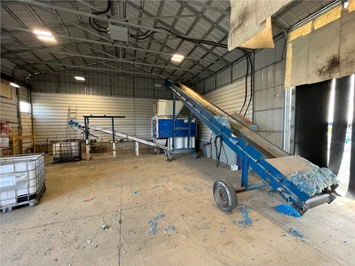 2018 52" Vecoplan Single Shaft Shredder, Model V-ECO 1300, 150HP