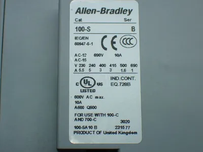 New | in-Stock ALLENBRADLEY 100SC43EJ32C PLC Contactors Ohio US | HGR 24 #1406346