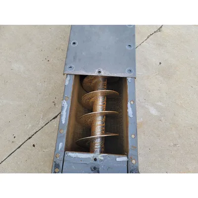 Used 9" dia. X 9'L Industrial Screw Auger Conveyor Feeder