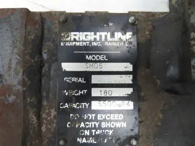 Hyster 5FBC25 Forklift Carriage Side Shifter 36" Width 5500lbs Class 2