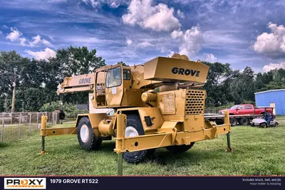 Used 1979 GROVE RT522 Mobile Cranes Louisiana US | Proxy Equipment #1377645